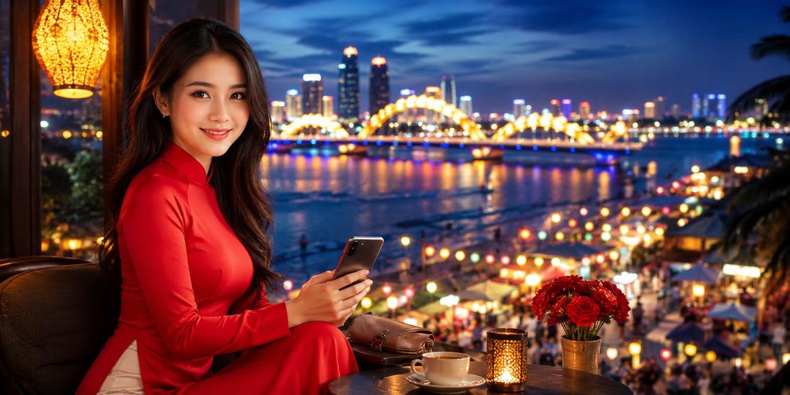 Khách hàng sử dụng điện thoại nạp tiền nhanh tại Đà Nẵng